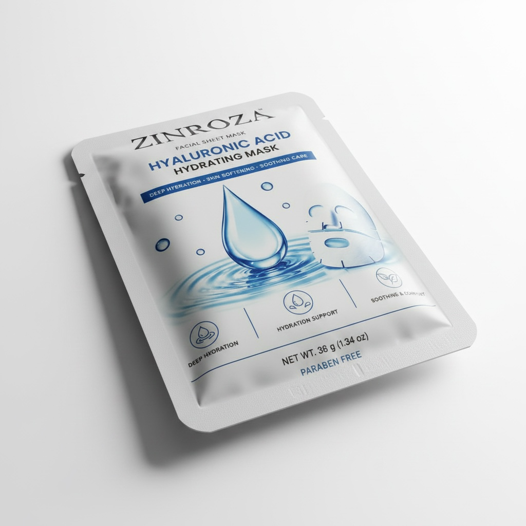 ZINROZA Hyaluronic Acid Hydrating Mask